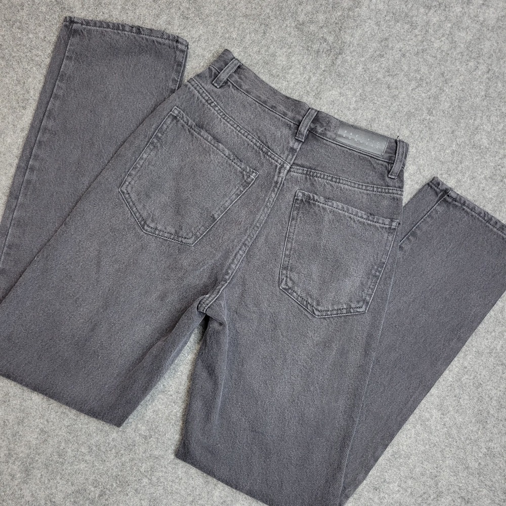 PacSun Jeans Womens 24 Black Distressed Streetwear Straight Leg Grunge Y2K